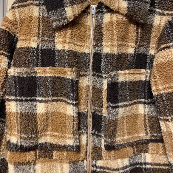 Teddy Cropped Jacket (Size 4;S) - Picture 3 of 3